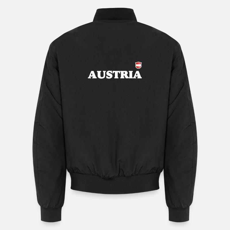 Austria - Unisex Bomber Jacket - black