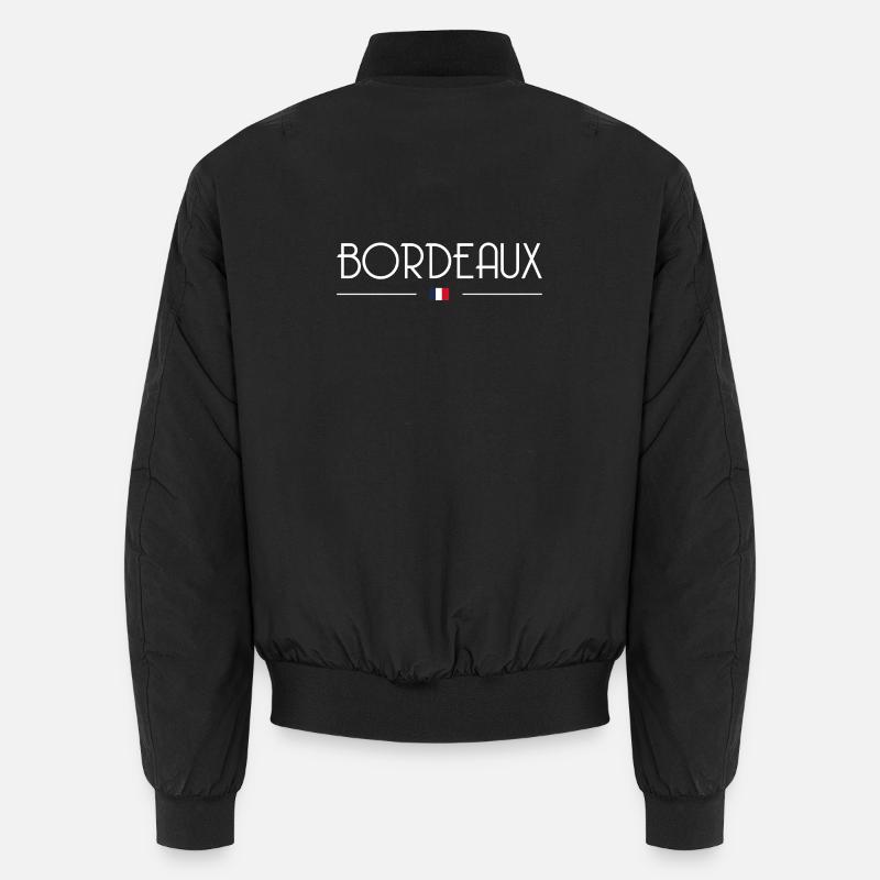 Bordeaux - Unisex Bomberjacke - Schwarz