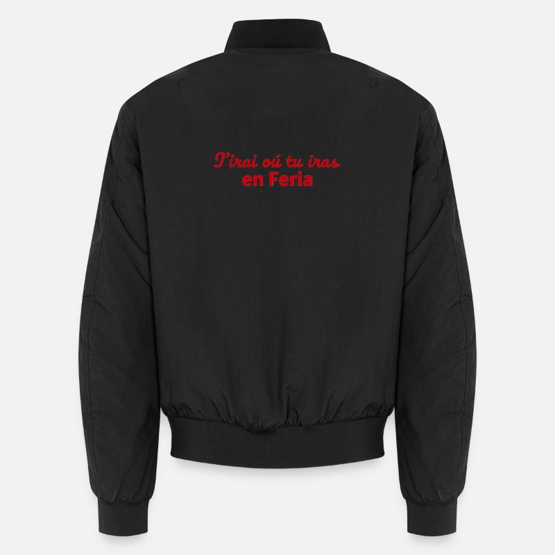 Feria chanson - Unisex Bomber Jacket - black