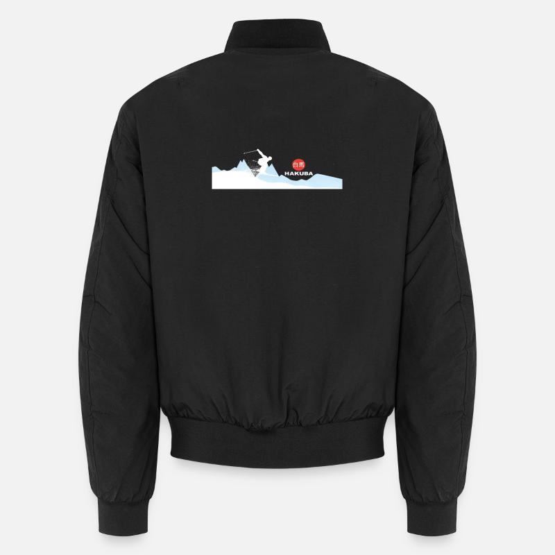 Hakuba Ski - Bomber unisexe - noir