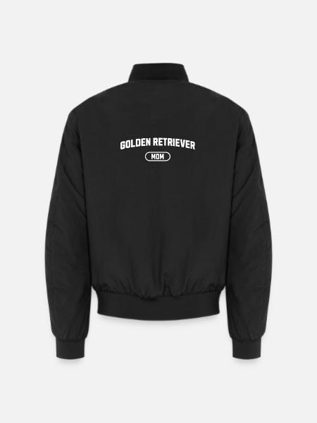 Golden Retriever Mama - Unisex Bomberjacke - Schwarz
