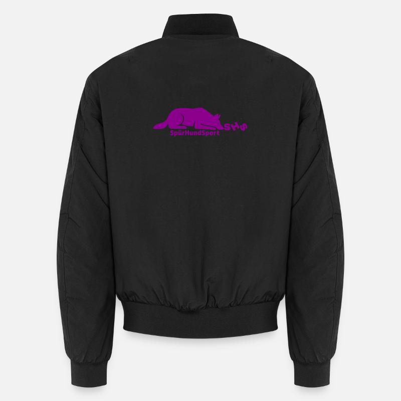 SHS Logo magenta Unisex Bomberjacke