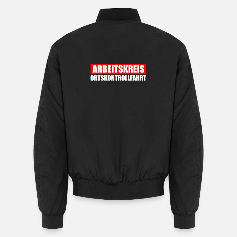 Arbeitskreis Ortskontrollfahrt OKF - Unisex Bomberjacke - Schwarz