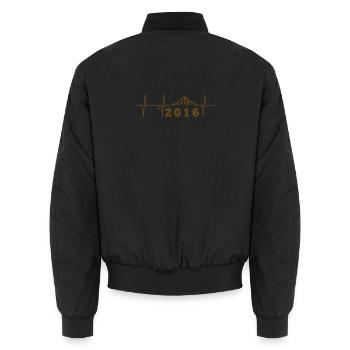 Animal Fun 10-jährige Geschenkparty 2016 - Unisex Bomberjacke - Schwarz - Hinten - AI Model Male 185 light (185cm)