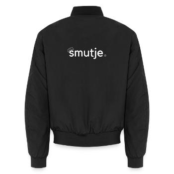 Smutje Anker Nordsee Küste Seemann Segeln - Unisex Bomberjacke - Schwarz - Hinten - AI Model Male 185 light (185cm)