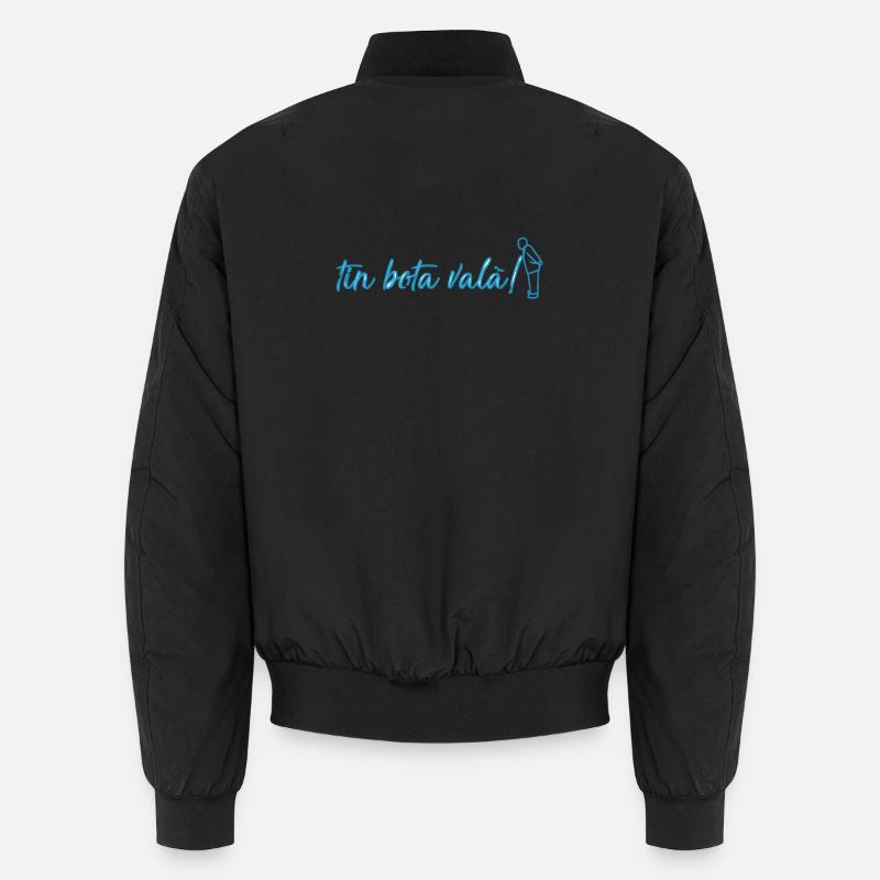 tin bota valà - Unisex Bomber Jacket - black