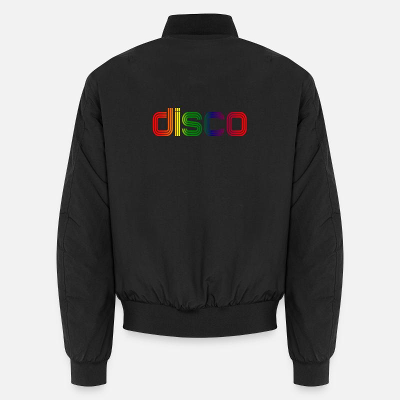 Disco Spectre Neon Rétro - Bomber unisexe - noir