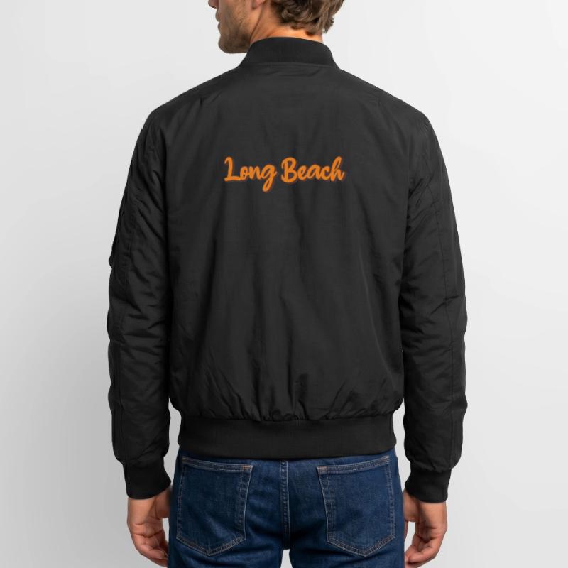 Script rétro de Long Beach Bomber unisexe
