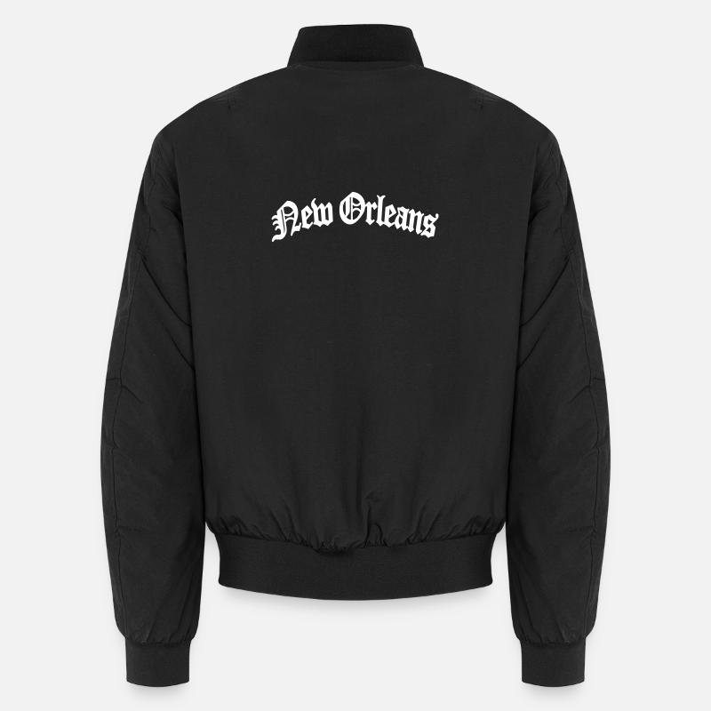 New Orleans - Unisex Bomber Jacket - black