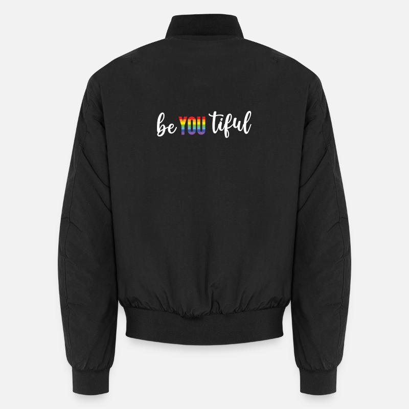 Pride Month LGBT - BeYOUTiful - Unisex Bomberjacke - Schwarz