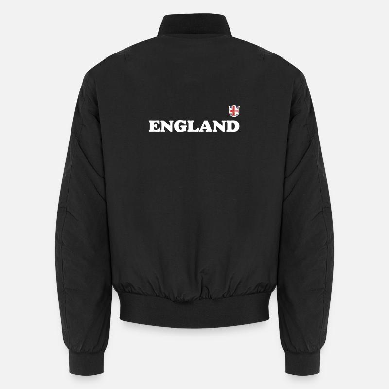 Typografie des englischen Wappens Unisex Bomberjacke