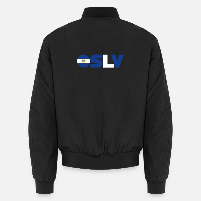 El Salvador - Unisex Bomber Jacket - black