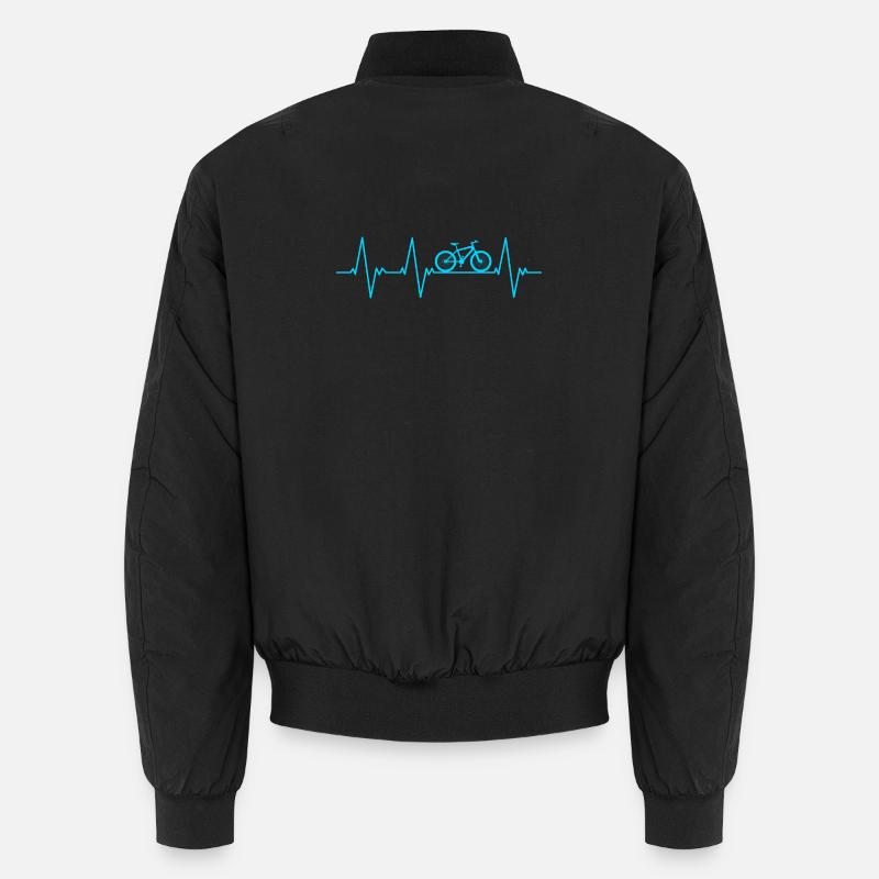 ECG du battement cardiaque du vélo Bomber unisexe