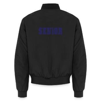Remise des diplômes de terminale 2027 | Maillot de la promotion 2027 - Bomber unisexe - noir - Dos - AI Model Male 185 light (185cm)