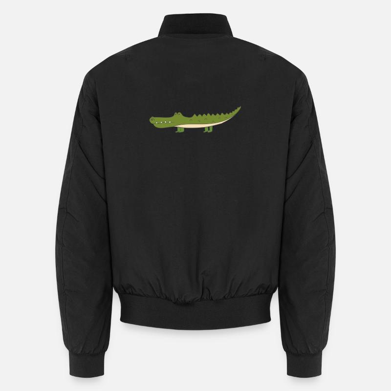 crocodile - Bomber unisexe - noir