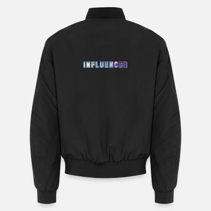 Influencer - Unisex Bomber Jacket - black