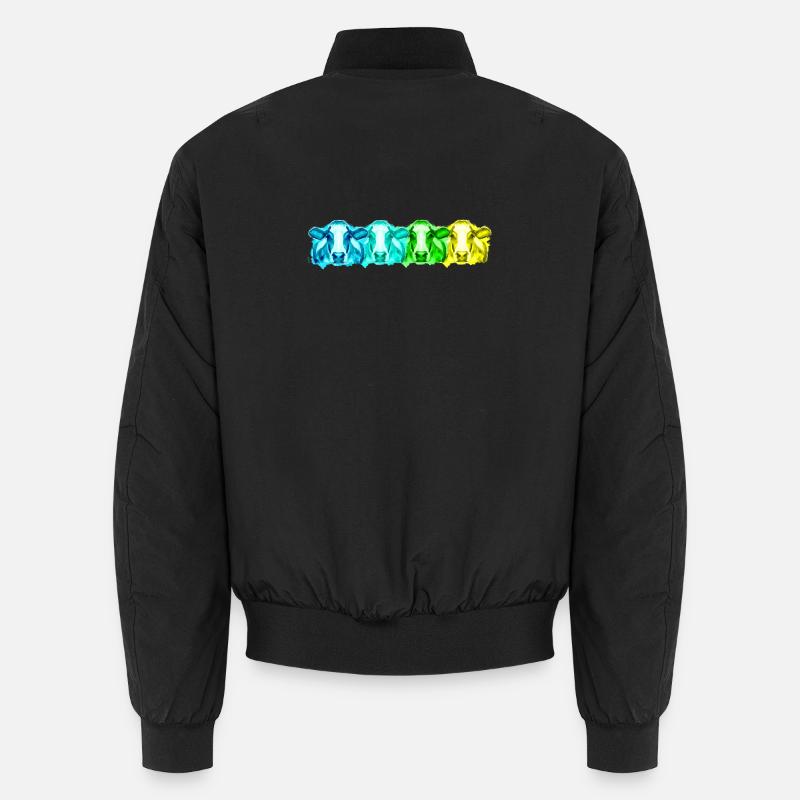 Vaches vaches - Bomber unisexe - noir