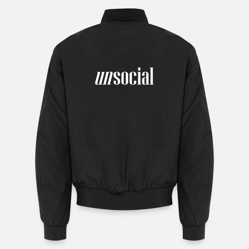 UNSOCIAL Unisex Bomber Jacket