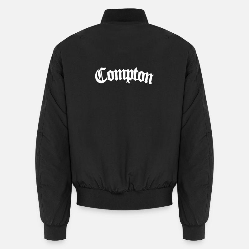 Compton - Unisex Bomber Jacket - black
