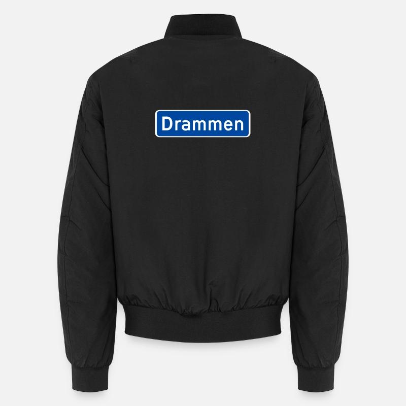 Drammen - Unisex Bomber Jacket - black
