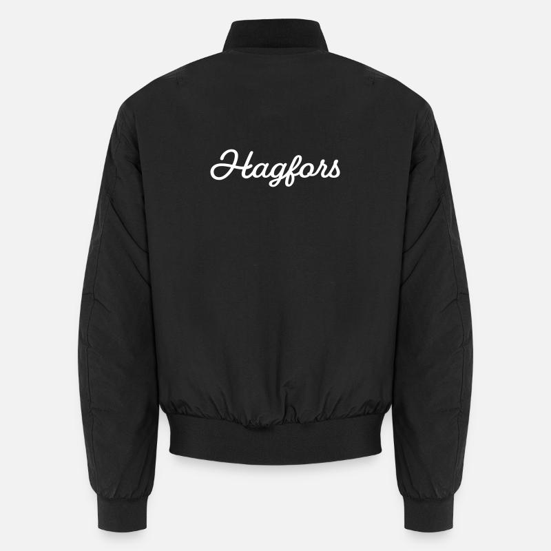 Hagfors weiß Unisex Bomberjacke