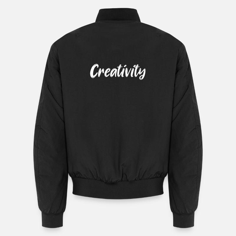 Créativité créative - Bomber unisexe - noir