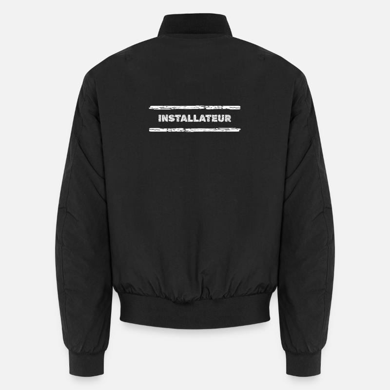 Beruf Installateur Unisex Bomberjacke