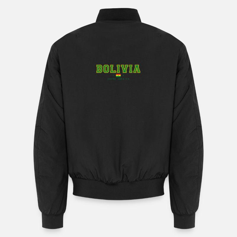 Bolivia - Unisex Bomberjacke - Schwarz
