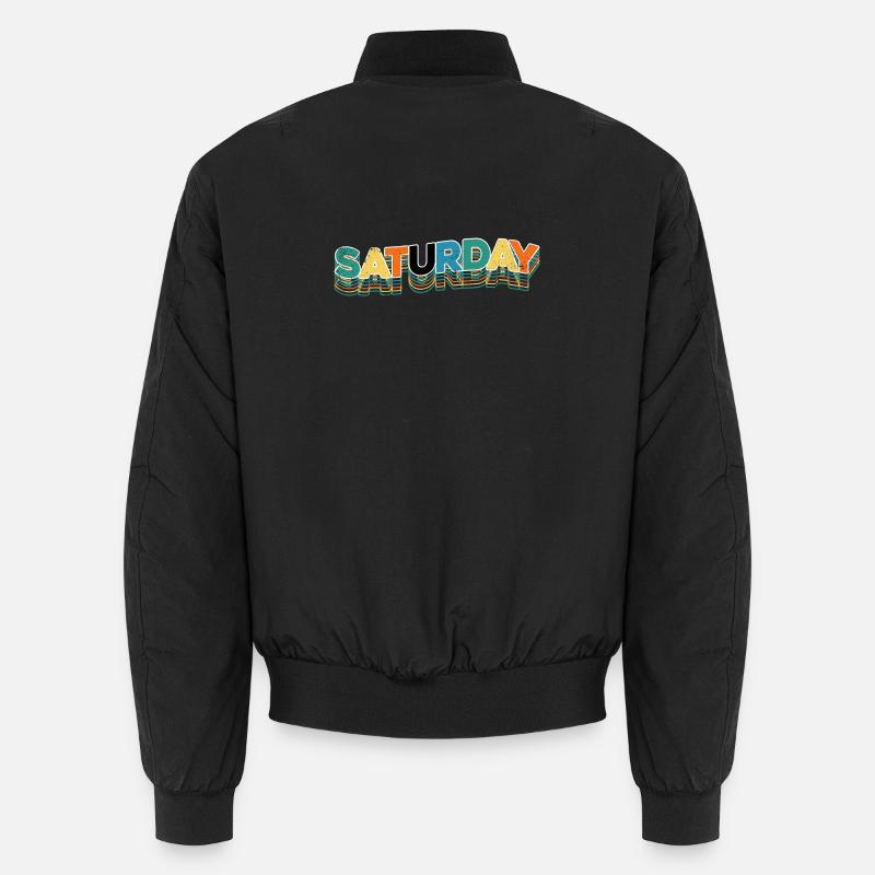 Saturday - Unisex Bomber Jacket - black