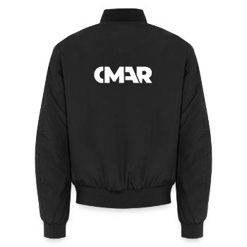Omar Name Arabisch Vorname Geschenkidee - Unisex Bomberjacke - Schwarz - Hinten - AI Model Male 185 light (185cm)