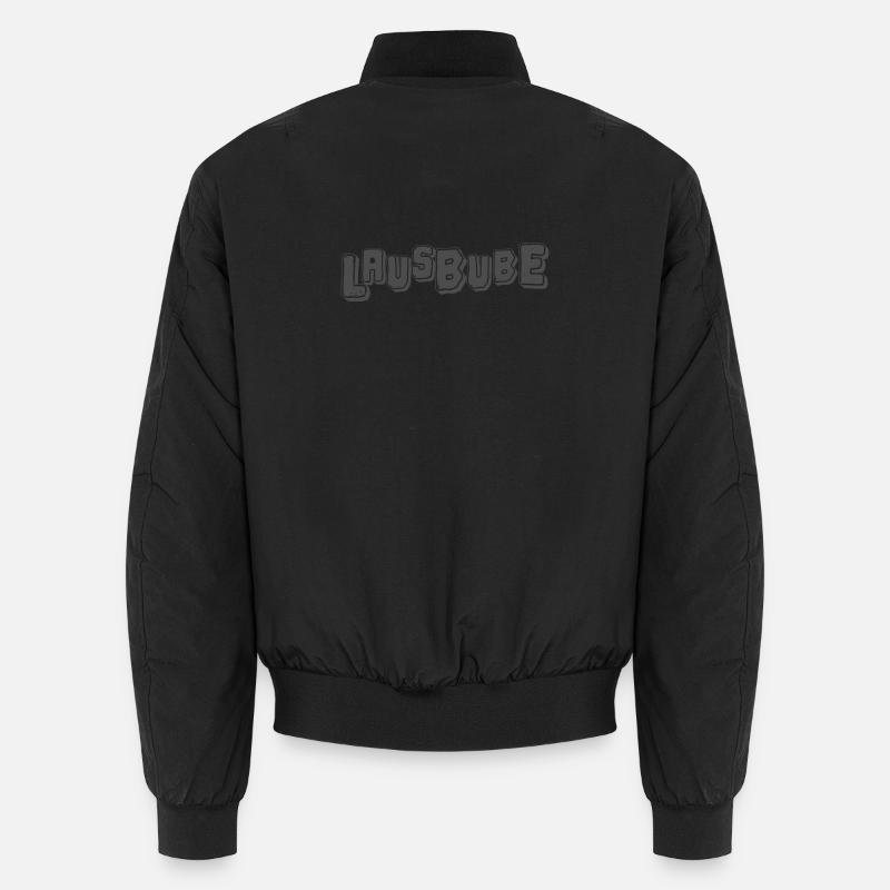 Lausbube Grau Design Spitzbuben Design Unisex Bomberjacke