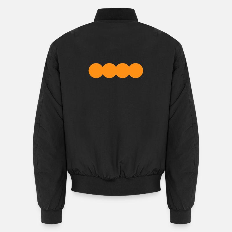 Einfacher Kreis - Unisex Bomberjacke - Schwarz