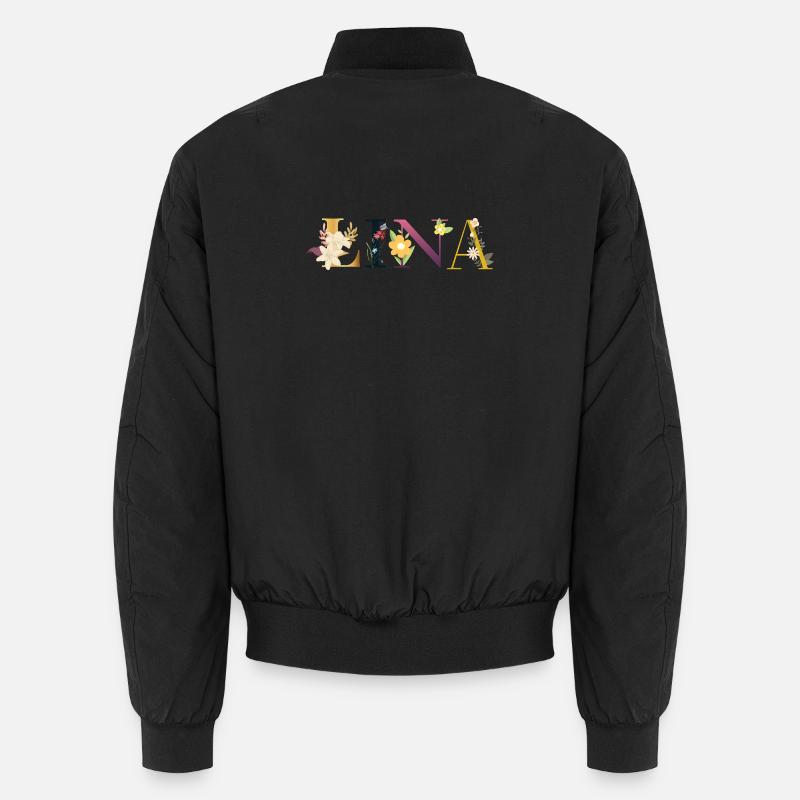 Lina - Unisex Bomberjacke - Schwarz