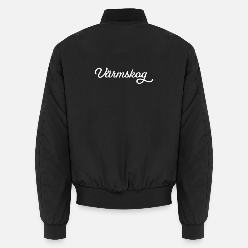 Värmskog blanc - Bomber unisexe - noir
