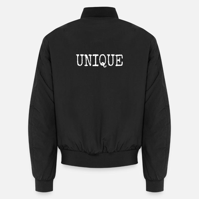 unique, unique, unique valeur de soi unique Bomber unisexe