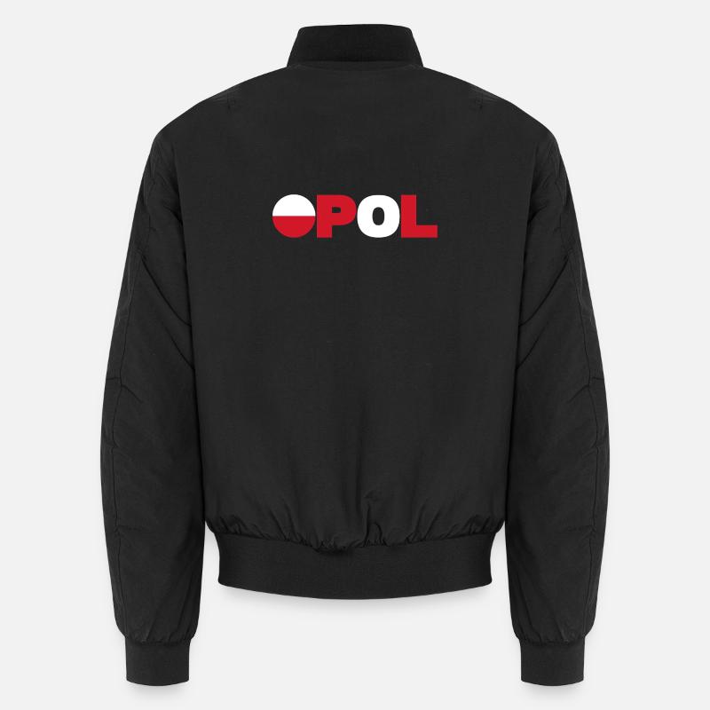 Polen - Unisex Bomberjacke - Schwarz