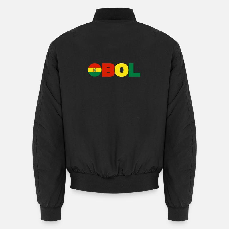 Bolivien - Unisex Bomberjacke - Schwarz