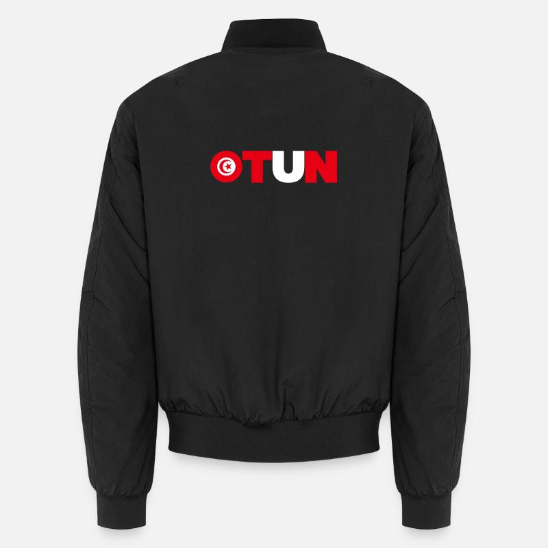 Tunesien - Unisex Bomberjacke - Schwarz