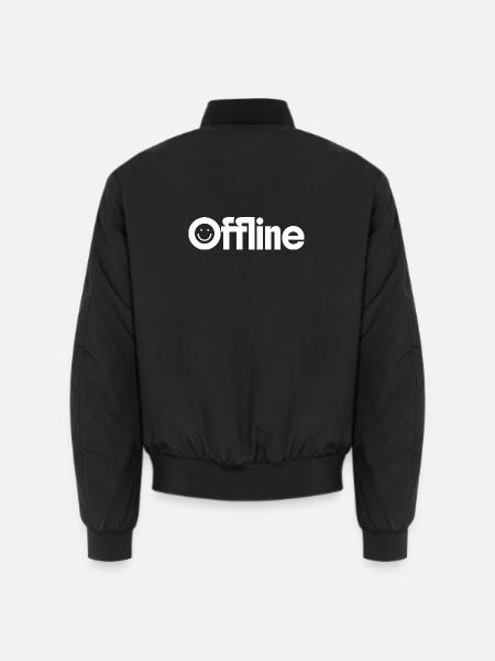 Offline - Unisex Bomber Jacket - black