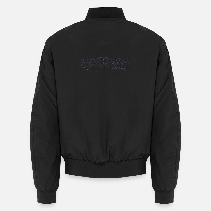 Bratislava Bubble - Unisex Bomber Jacket - black