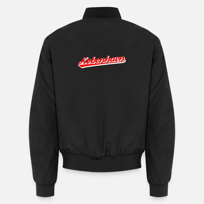 København Script Retro Logo Bomber unisexe