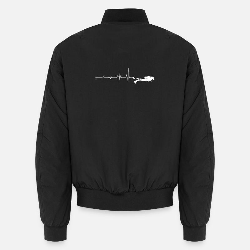 Plongée sous-marine Heartbeat Bomber unisexe