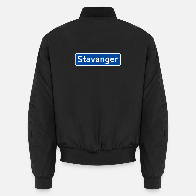 Stavanger - Unisex Bomber Jacket - black