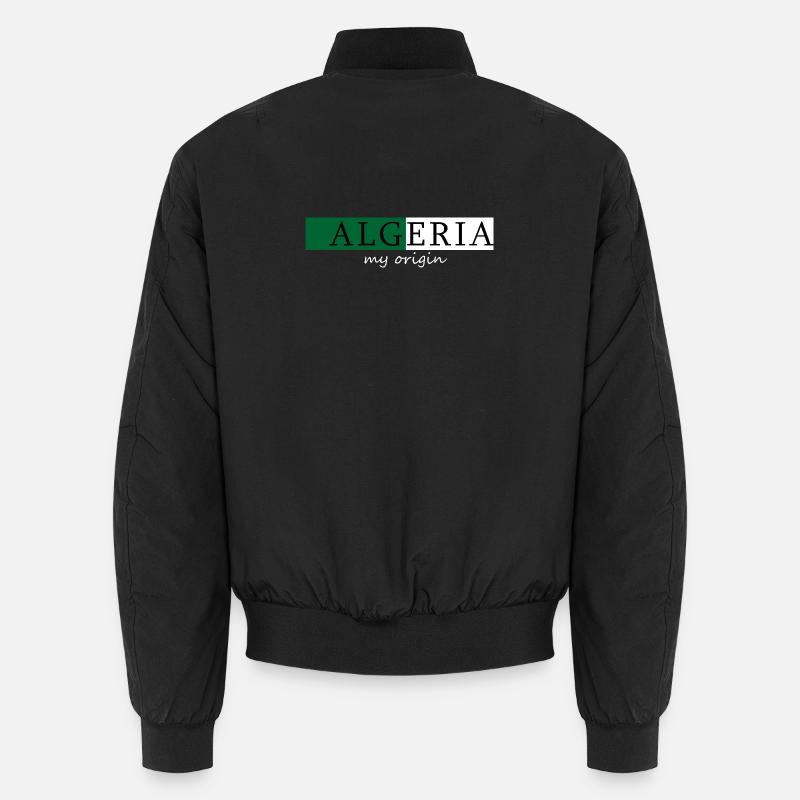 Algeria My Origin - Unisex Bomber Jacket - black