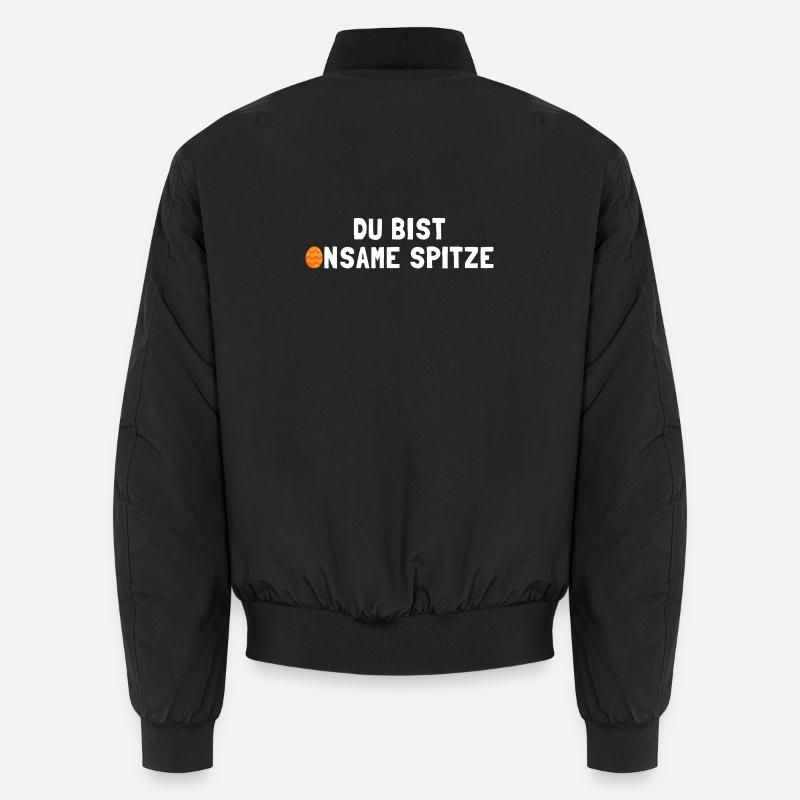 Ostern Spruch Kompliment - Unisex Bomberjacke - Schwarz