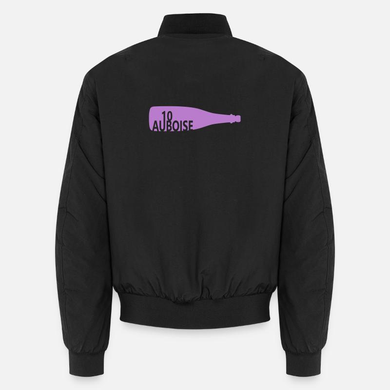 Flasche Sekt Morgendämmerung Unisex Bomberjacke