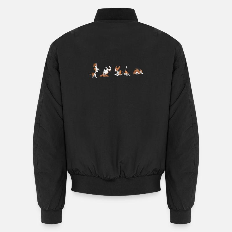 Chiens mignons  - Bomber unisexe - noir