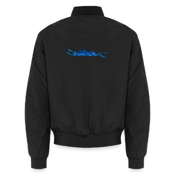 Plongée et apnée - Silueta Arrecife - Bomber unisexe - noir - Dos - AI Model Male 185 light (185cm)