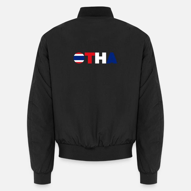 Thailand - Unisex Bomber Jacket - black