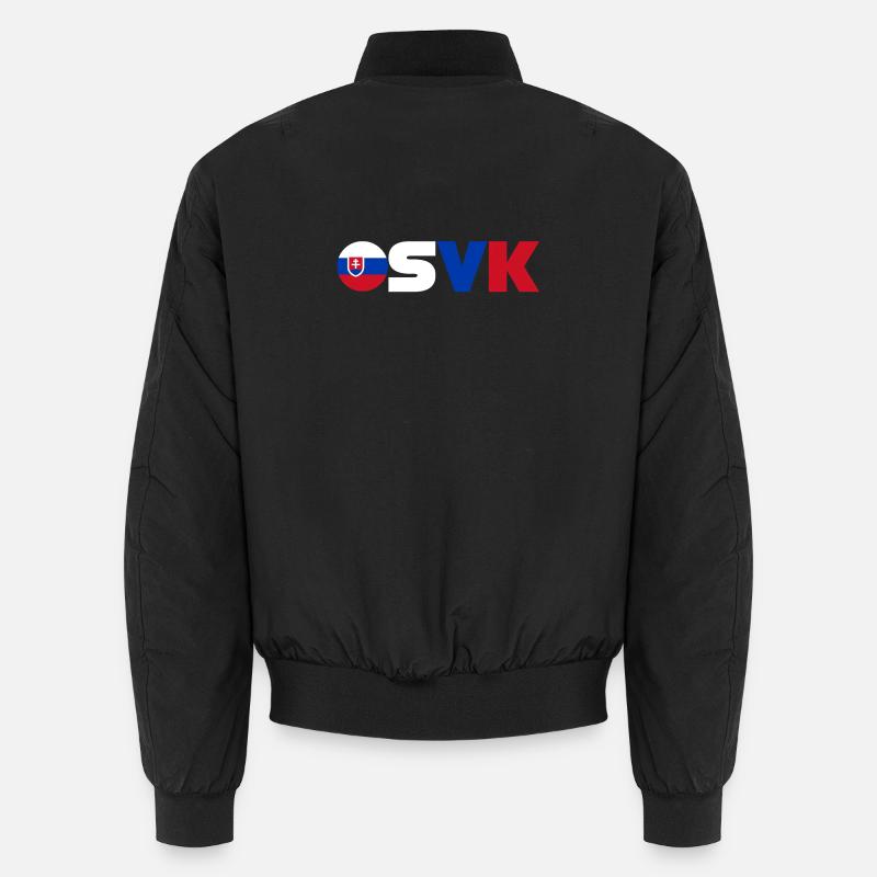 Slovakia Unisex Bomber Jacket